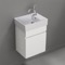 Small Bathroom Vanity, Modern, Wall Mount, 16